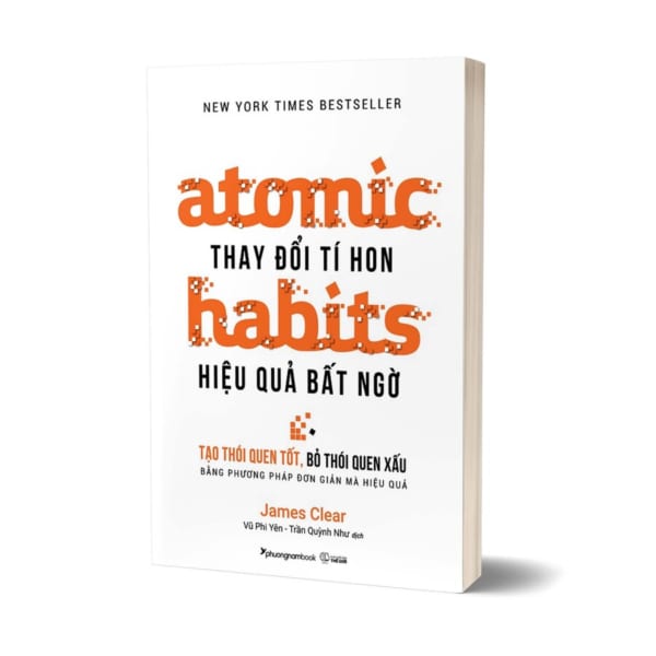 Sản phẩm sách atmic habits - thay đổi tý hon hiệu quả bất ngờ